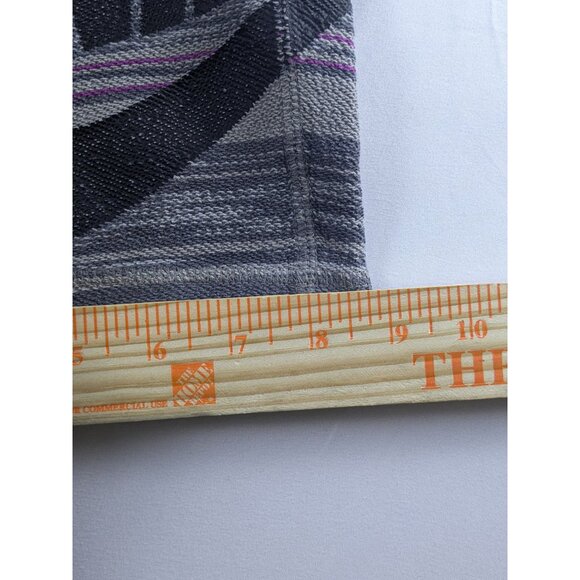 Vintage Nike F.C. Mens Small Striped Knit Gray Purple Pull On Bike Shorts - Picture 7 of 14